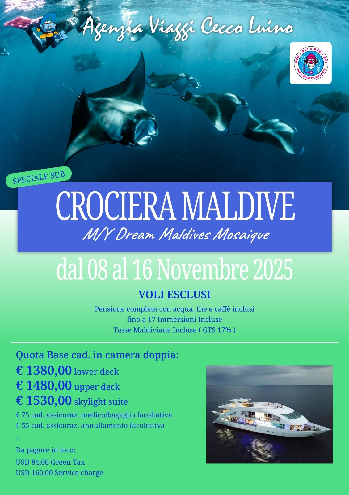 CROCIERA MALDIVE!!!